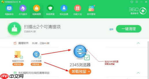 2345浏览器怎么卸载*干净 2345浏览器如何彻底卸载清理删除