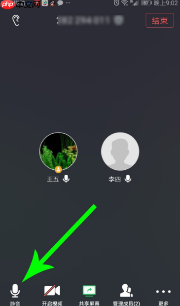 腾讯会议怎么静音 腾讯会议如何静音