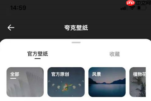 夸克浏览器如何更改壁纸 夸克浏览器更改壁纸方法