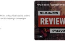 《忍者龙剑传外传：怒之羁绊》IGN评9分 画面音效惊艳