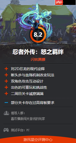 《忍者龙剑传外传:怒之羁绊》IGN打9分!太优秀 让人超满意