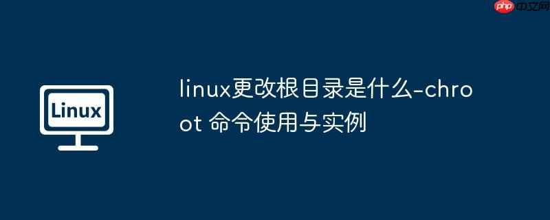 linux更改根目录是什么-chroot 命令使用与实例