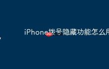 iPhone拨号隐藏功能怎么用