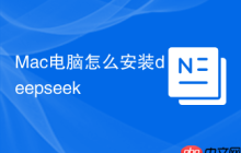 Mac电脑怎么安装deepseek