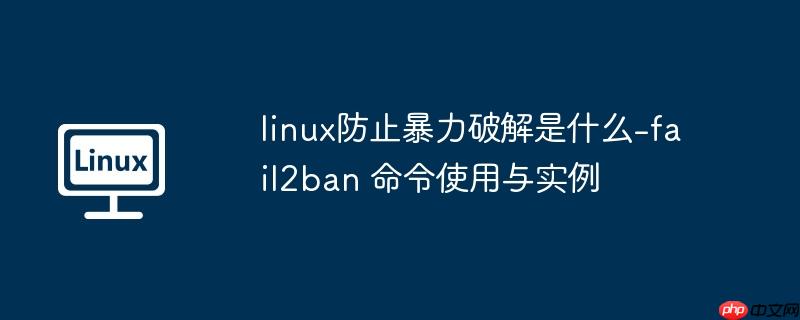 linux防止暴力破解是什么-fail2ban 命令使用与实例