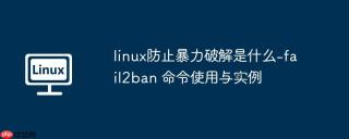 linux防止暴力破解是什么-fail2ban 命令使用与实例
