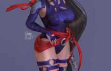 《最终幻想7》蒂法新3D美图 穿其他女角服装不违和