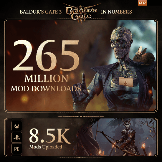 《博德之门3》正式发售两周年 拉瑞安分享数据：模组下载量超2亿次！