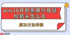win10开机黑屏只有鼠标箭头怎么办 解决方法详解