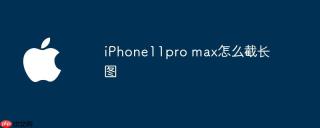 iPhone11pro max怎么截长图