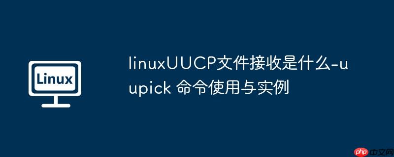 linuxuucp文件接收是什么-uupick 命令使用与实例