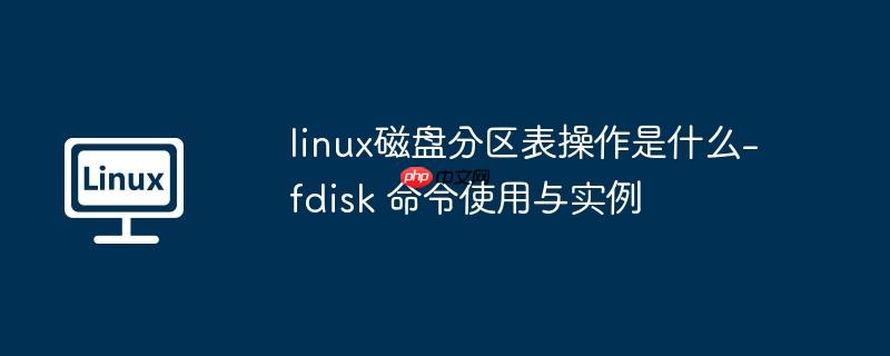 linux磁盘分区表操作是什么-fdisk 命令使用与实例