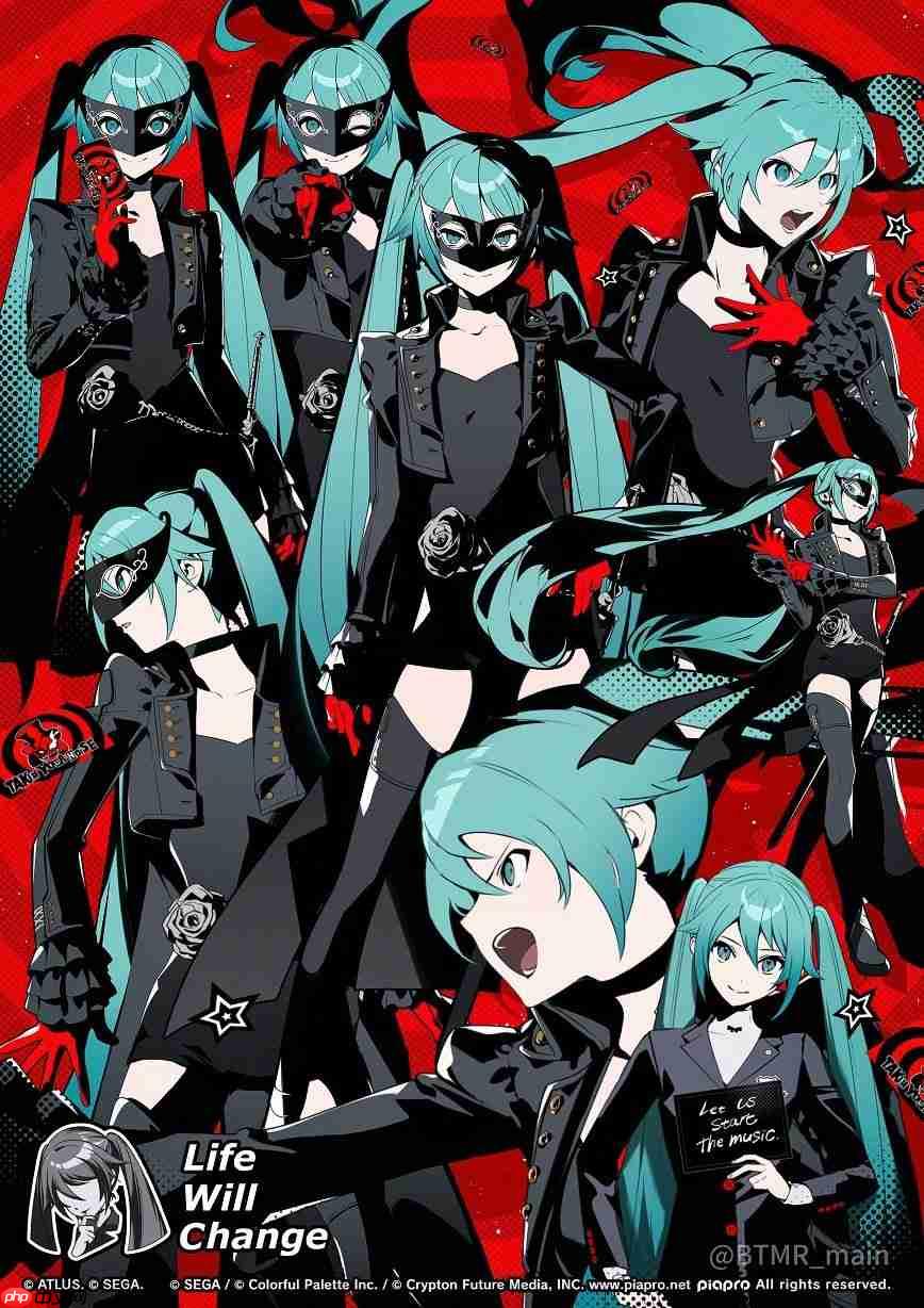 《初音未来:缤纷舞台》X《女神异闻录5:皇家版》联动 全新美图&MV欣赏!