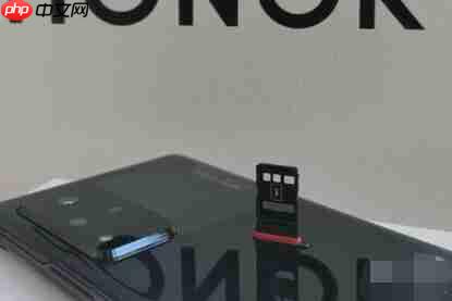 荣耀v40怎么插卡?荣耀v40进行插卡的方法