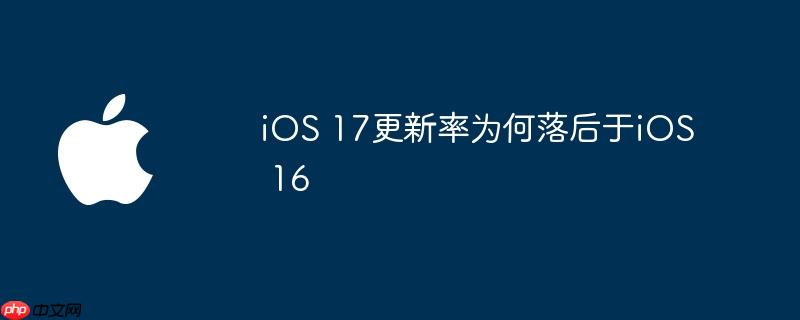 iOS 17更新率为何落后于iOS 16
