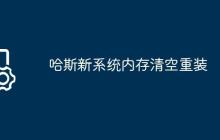 哈斯新系统内存清空重装