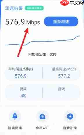 小翼管家怎么检测宽带网速?小翼管家检测宽带网速的方法