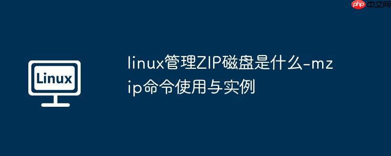 linux管理ZIP磁盘是什么-mzip命令使用与实例
