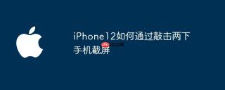 iPhone11怎么设置敲击手机背面两下快速截屏真实操作界面
