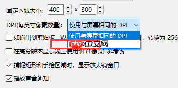 faststone capture怎样设置dpi