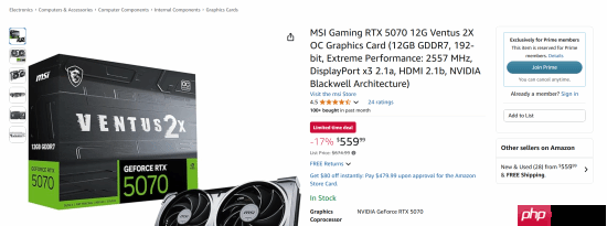 NVIDIA来真的 RTX 5070显卡史低价来袭:便宜17%