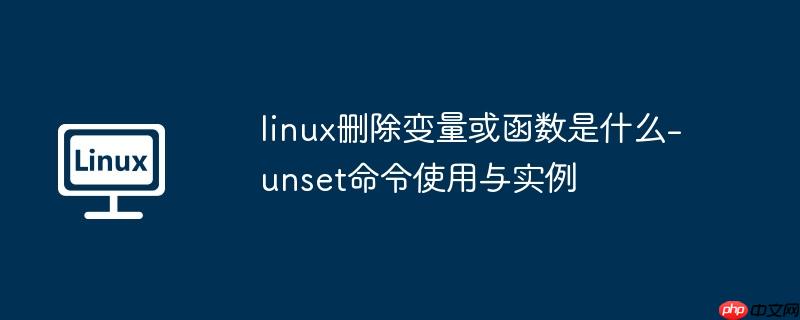 linux删除变量或函数是什么-unset命令使用与实例