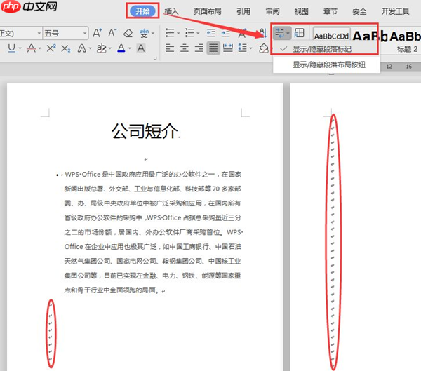 WPS文档如何删除多余的空白页