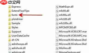 AutoCAD2020总缺少字体怎么办