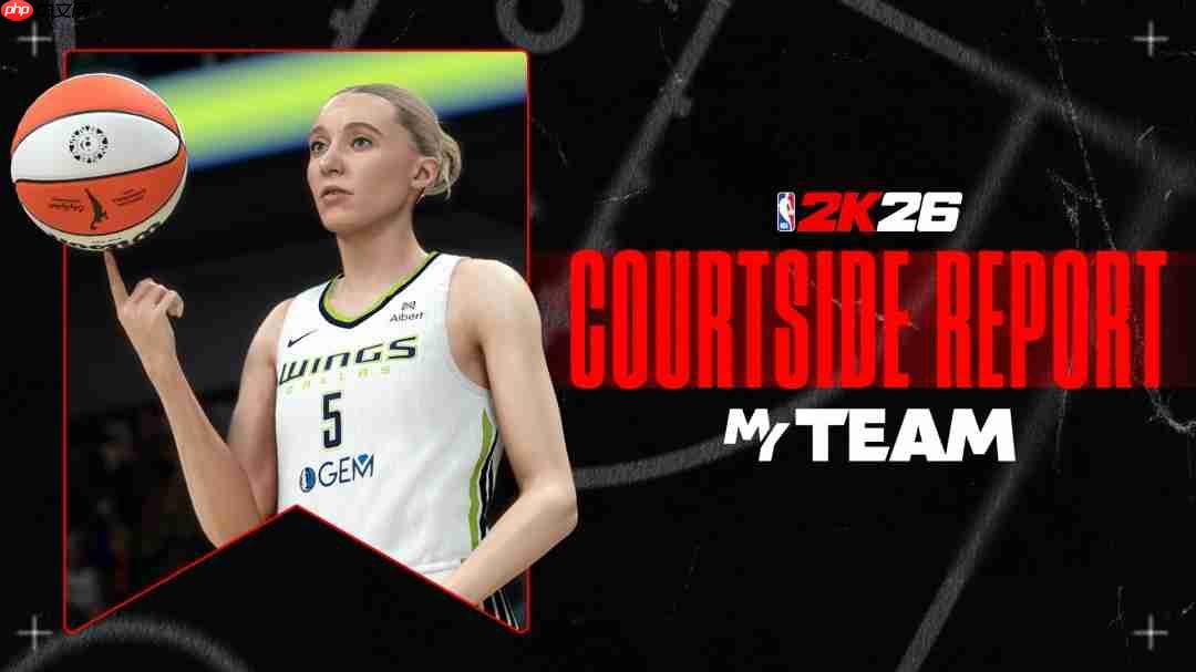 NBA和WNBA球员首次在NBA2K26 MyTEAM模式中一起登场 nba2kbgm