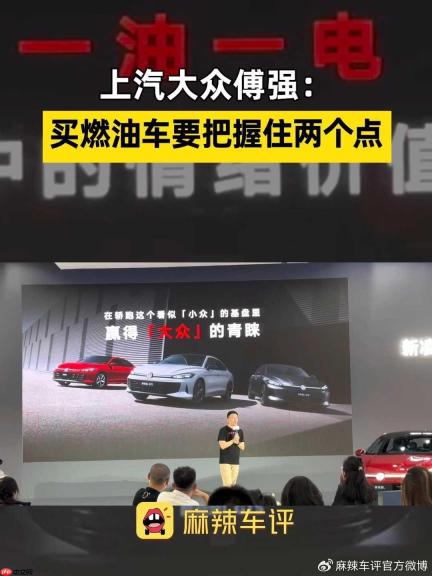 上汽大众傅强：未来燃油车声浪、换挡机械感会成为奢侈品
