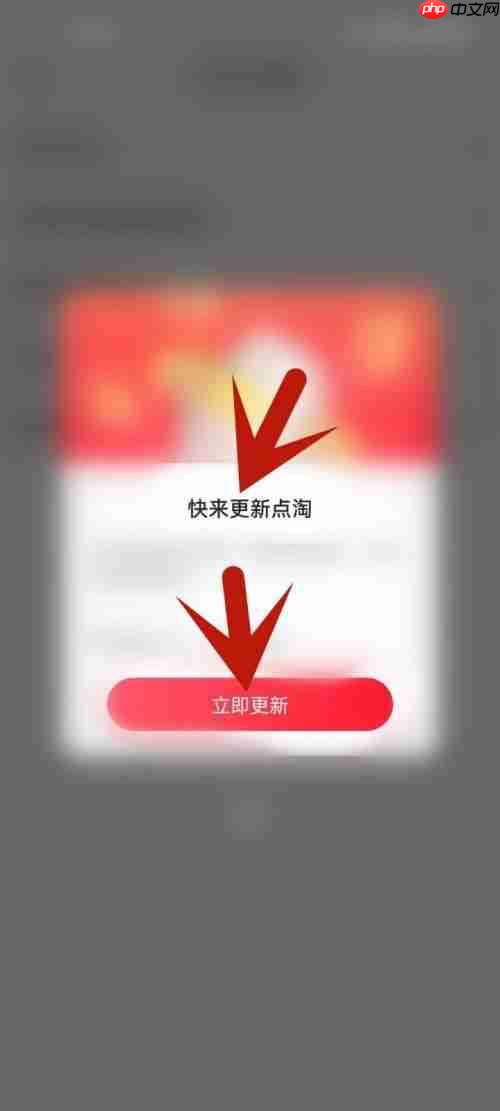 点淘怎么更新版本?点淘更新版本教程