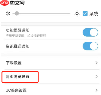 UC浏览器怎样设置浏览器标识？UC浏览器设置浏览器标识的方法