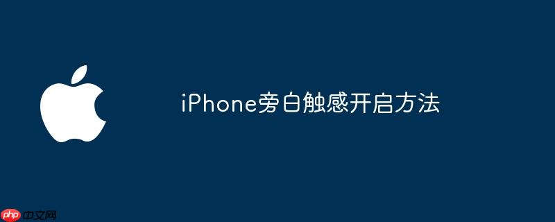 iphone旁白什么意思 iphone旁白实时识别怎么使用