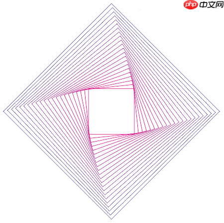 CDR怎么制作旋转风筝渐变线条平面图案