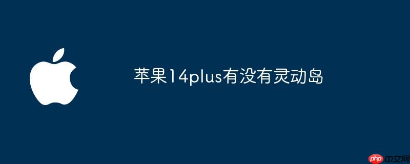 苹果14plus有没有灵动岛