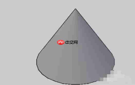 AutoCAD2007怎么绘制三维圆锥体