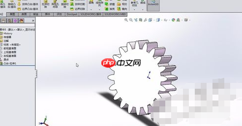 SolidWorks齿轮怎么画