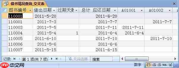 Access如何创建交叉表查询