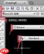 AutoCAD2019怎么将工具栏放左右两边