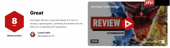 IGN给暴雪老兵RTS新作《风暴之门》8分：令人欲罢不能想再玩一局