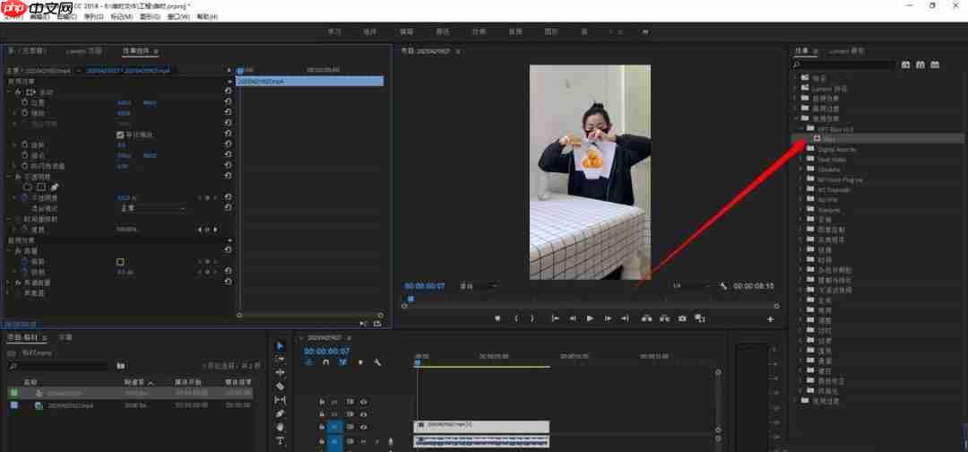 premiere放射光线特效的方法