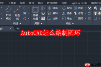 AutoCAD怎么绘制圆环