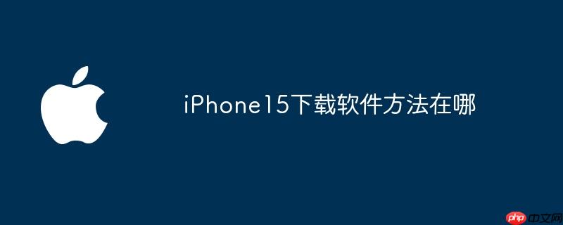 iPhone15下载软件方法在哪