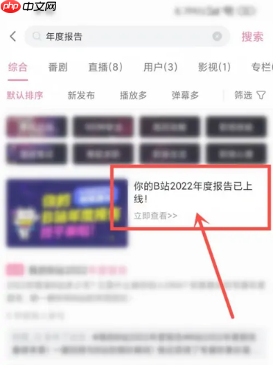 哔哩哔哩2022年度报告怎么查看？哔哩哔哩2022年度报告查看方法