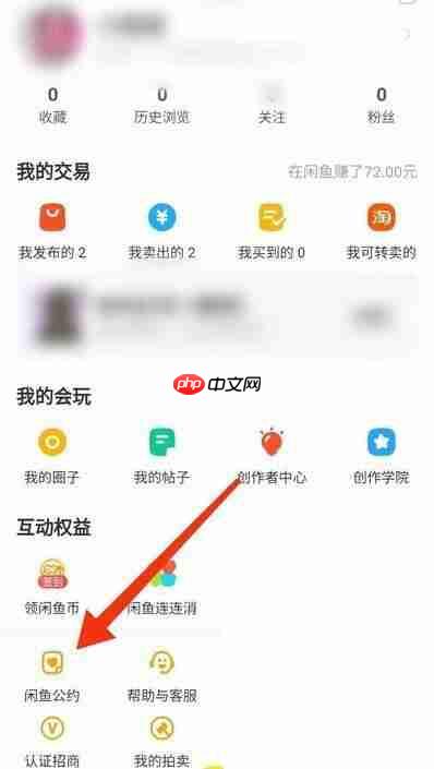闲鱼怎么查看闲鱼公约？闲鱼查看闲鱼公约方法