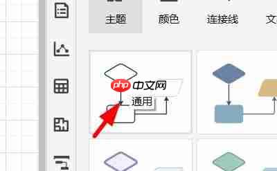 亿图图示如何插入通用主题