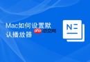 Mac如何设置默认播放器