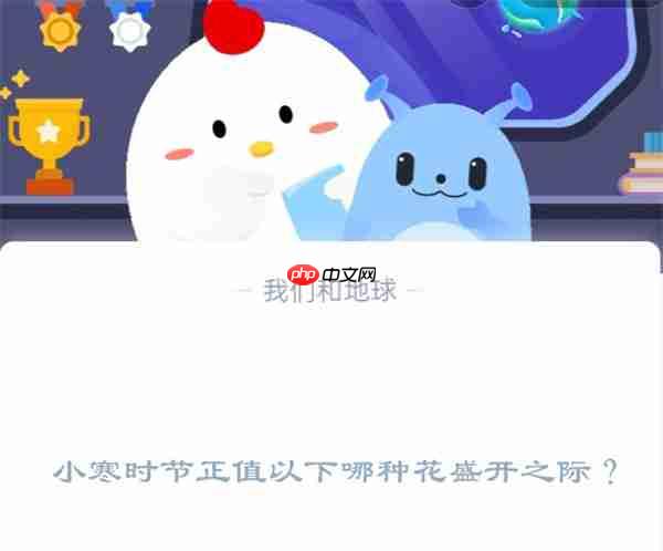 小寒时节正值以下哪种花盛开之际?支付宝蚂蚁庄园1月5日答案