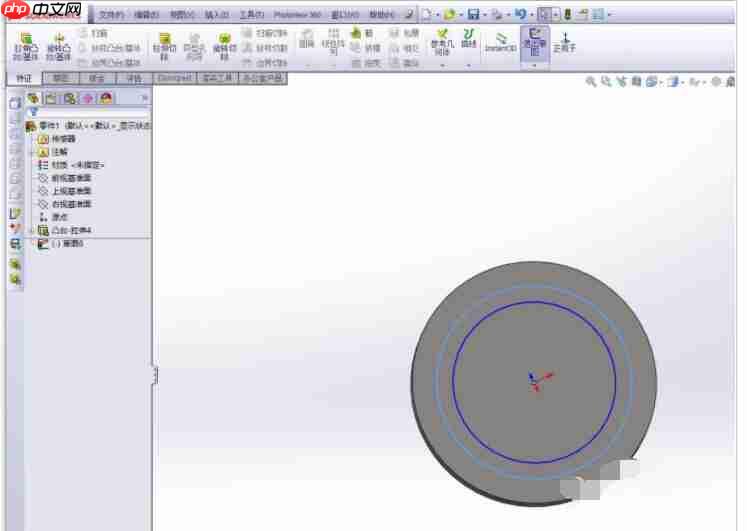solidworks加强筋怎么倒角