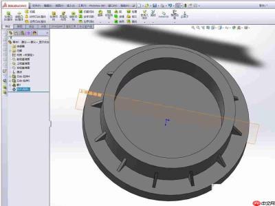 solidworks加强筋怎么倒角
